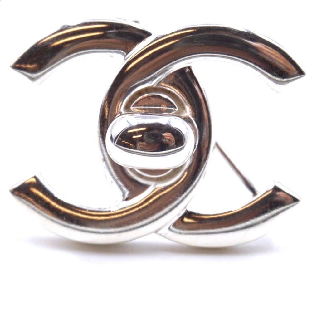 Chanel Turnlock Brooch